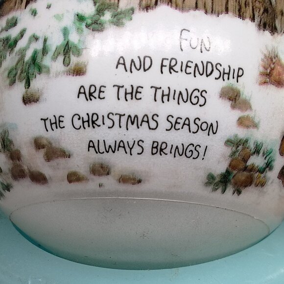 Hallmark Betsey Clark Ornament Glass Fun Friendship Christmas Season Brings 1989 - Picture 3 of 9
